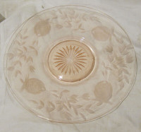 Nice Light Pink Depression Glass Plate