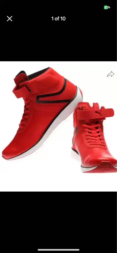 Men’s running shoes Puma F116 Skin Mid SF Men Round Toe tr Red B, View more