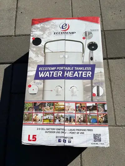Tankless Water Heater for cottage/camping, View more