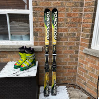 155 Rossignol ski with boots 