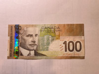 papier monnaie $100 dollars