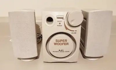 Super Woofer A-21 Subwoofer Multimedia Speaker System, View more