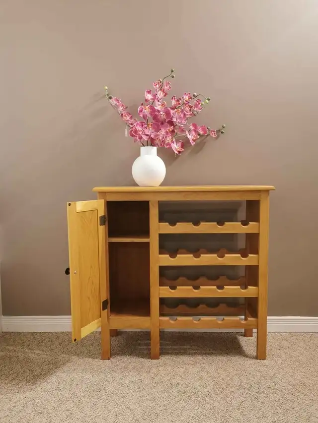 Solid Wood Bar Table Wine Rack (orchids sold) in Dining Tables & Sets in Kingston - Image 3
