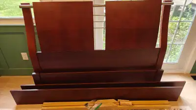 Queen size bed frame by Laurier $200 obo, View more