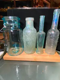 Vintage Bottles 4 pc