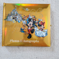 Vintage Disney Gold Autograph and Photo Book NEW