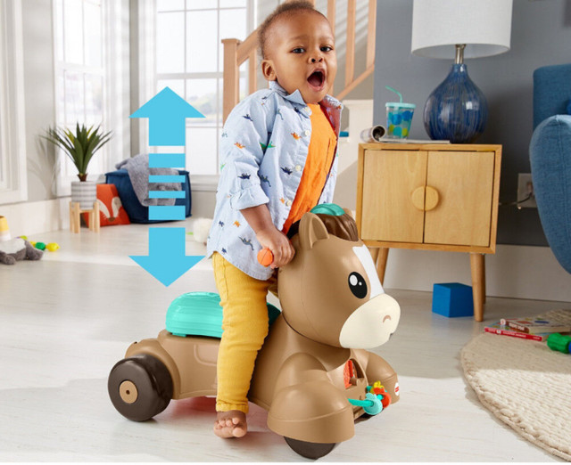 BNIB Fisher-Price Walk Bounce and Ride Pony - English and French in Toys in Markham / York Region - Image 2