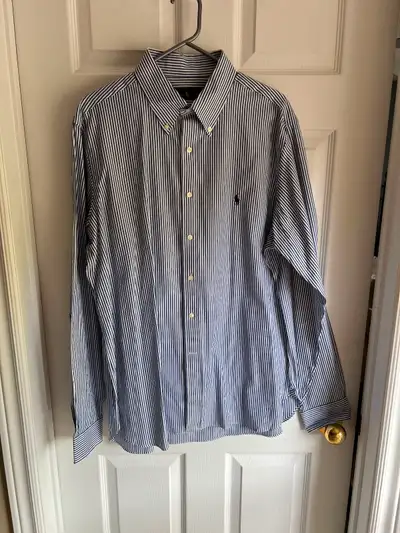 Mens Ralph Lauren long sleeve shirt size 16 1/2 neck, View more