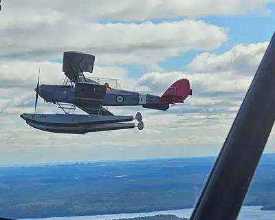 Aircraft Tiger Moth Ultralight BI-Plane on Floats, View more