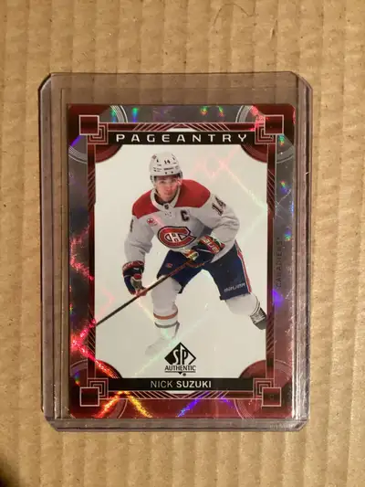 2024-25 SP Authentic Pageantry Red Nick Suzuki #P-26