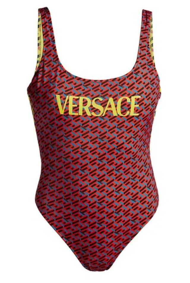 Versace Greca Print One Piece Swimsuit Red Royal Size IT 1  in Women's - Other in City of Toronto