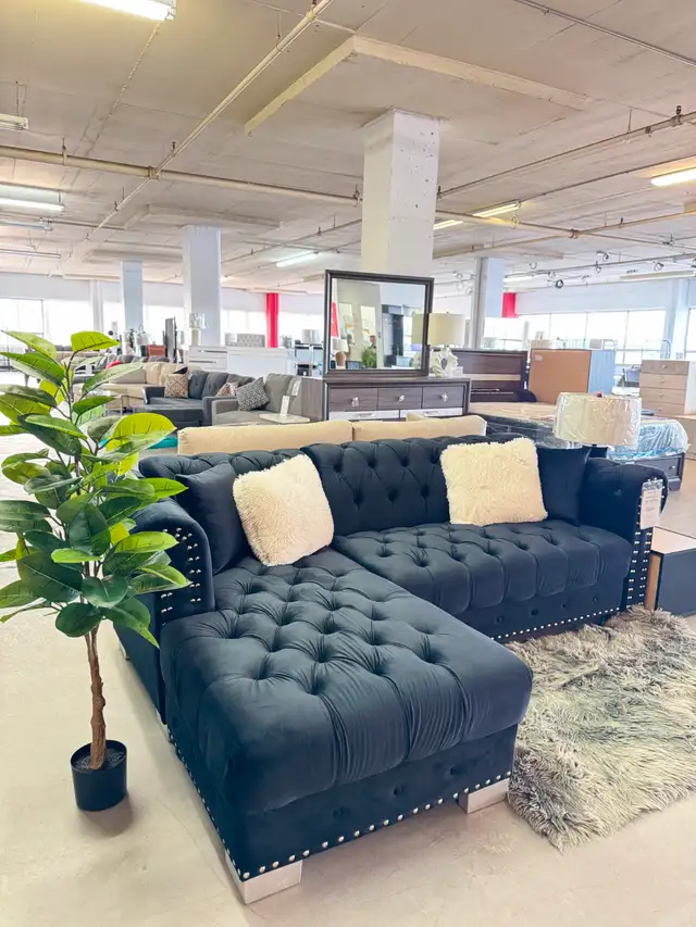 Modular sofa Royal Sofia 6247 (black, velvet)!!!63235066480257122