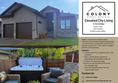 Stonebridge Executive House Fully Furnished for Rent