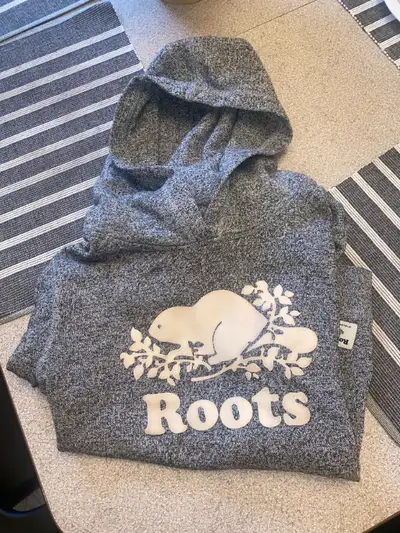 Girls Roots Salt and Pepper Hoodie, View more