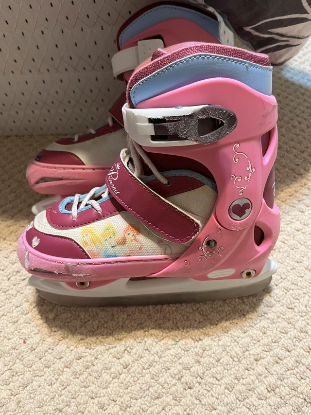 Disney Princess soft boot adjustable skates/rollerblades 12J-2 in Skates & Blades in Edmonton - Image 2