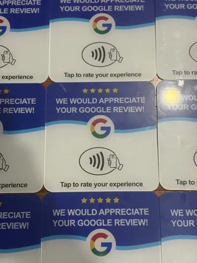 NFC Google Review Cards – Easy Tap & Review System, View more