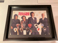 Rolling Stones guitar pick picture $50