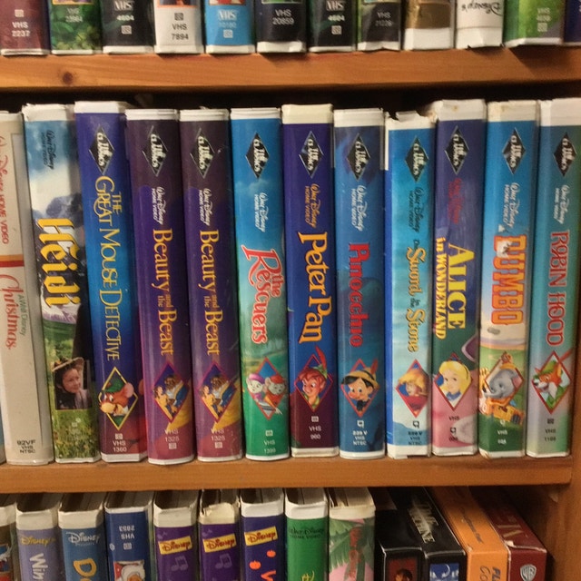 Walt Disney VHS Collection Includes Black Diamond Releases! CDs, DVDs