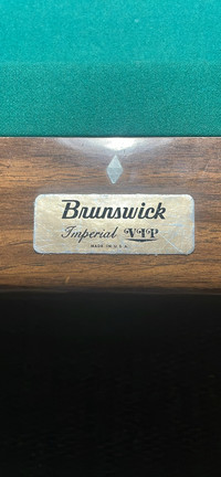 Brunswick 4’x8’ pool table for sale