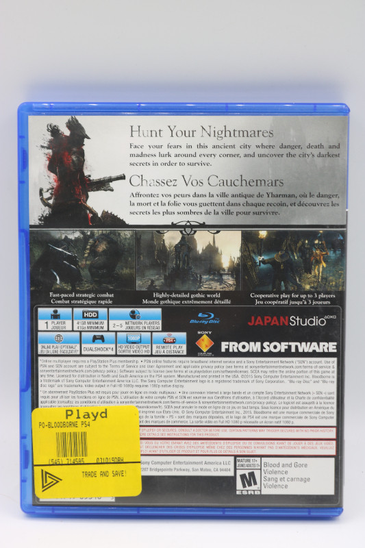 Bloodborne Game for PlayStation 4 (#156) in Sony Playstation 4 in City of Halifax - Image 4