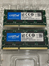 Crucial 8GB (2 x 4GB) DDR3 1600