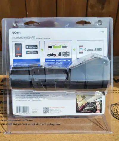 Brand New ! Curt Towing Wireless Bluetooth 7-Way Trailer Brake Controller !