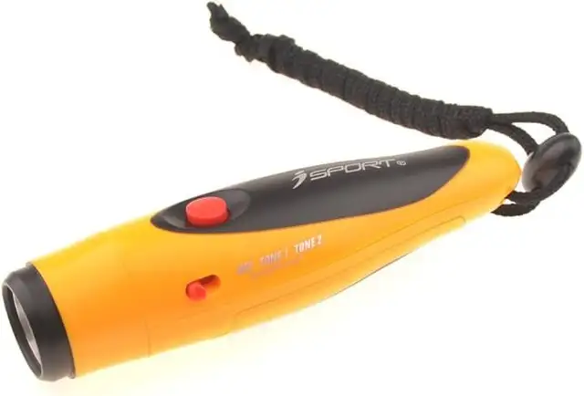 Sport Multi-Purpose Black Electronic Whistle 