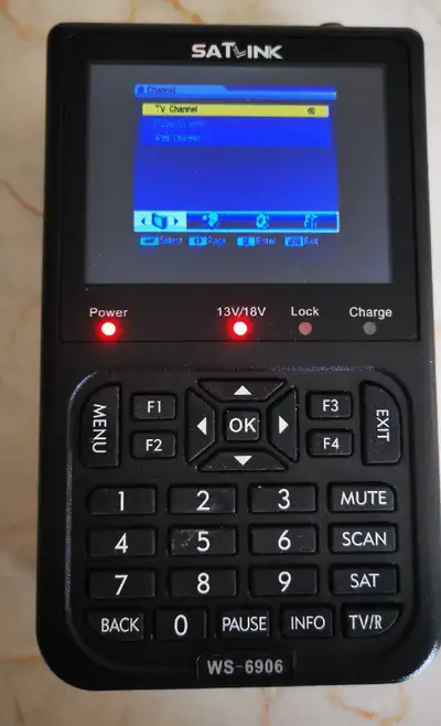 SATLINK digital satellite finder SATLINK WS6908 can be connected as a standard receiver to a TV set....