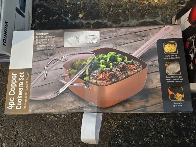 4 Piece Copper Cookware Set565173294151782401