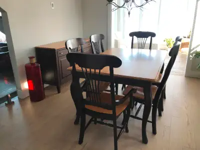 Set de salle à manger merisier, View more