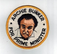 Archie Bunker for Prime Minister Sew on Patch