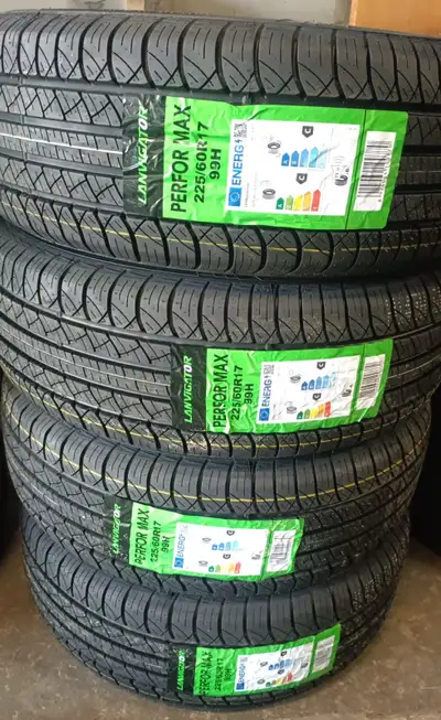 Full set of brand new Lanvigator all-season tires 225/60/R17. These high-quality tires are designed...