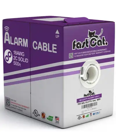 fast Cat. Alarm Wire/Security Cable - PVC Jacket, Unshielded - 1, View more