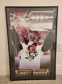 Pittsburgh Penguins Sidney Crosby Framed Poster