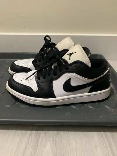 the iconic panda nikes, size 8, barely worn but has some creasing otherwise in geat condition and su...