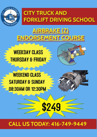 Airbrakes Endorsement//2 days course// Saturday and Sunday!!
