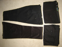 Men's Black Dressy Pants - As New