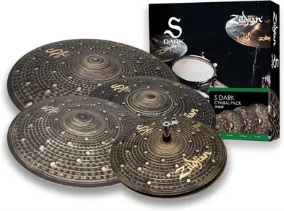 Zildjian® S Dark 5-piece Cymbal Pack With Rouge Valley® Carrying, View more