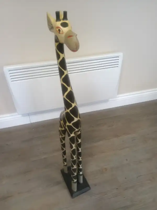 2 Wooden Giraffes..!63848995988483121