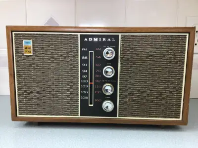 Admiral AM - FM Tube Radio, View more