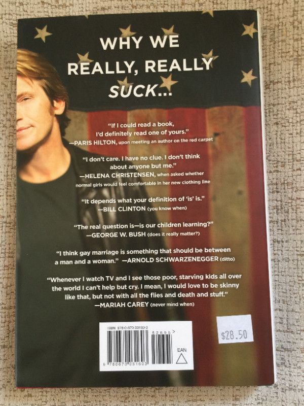 Book DENIS LEARY WHY WE SUCK Read Guide to Stupid in Non-fiction in Kitchener / Waterloo - Image 2