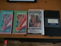 LOT of 4 VHS Video Cassettes of Finish Carpentry, Refinishing an