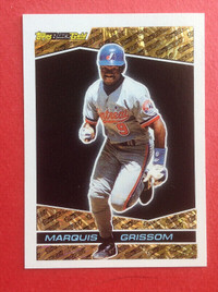1993 Upper Deck Black Gold Card Marquis Grissom Montreal Expos
