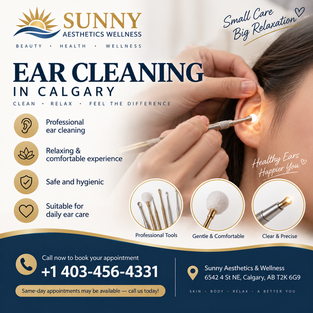 Ear Cleaning in Calgary  – Relaxing & Satisfying Experience
