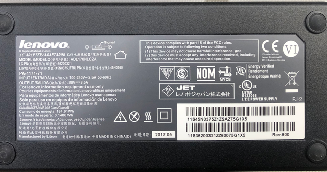 Lenovo 170W AC adapter in Laptop Accessories in Markham / York Region - Image 4
