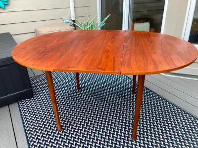 Mid century Teak Dining Table, View more