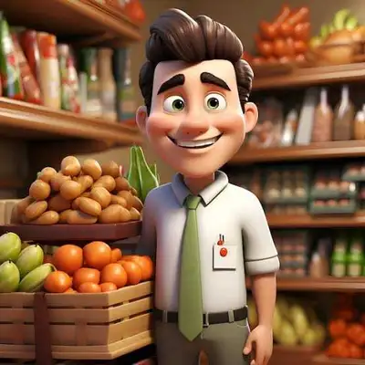 experienced grocery clerk available anytime , View more
