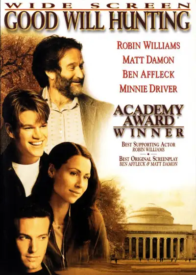 Good Will Hunting Robin Williams memorable classic film on bluray