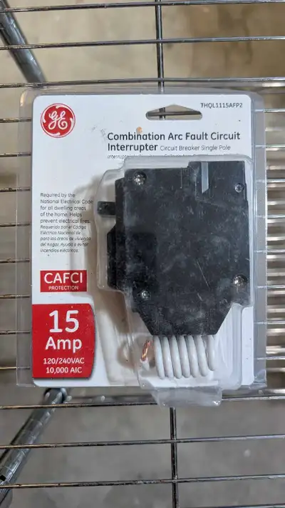 GE 15 Amp CAFCI Breaker, View more