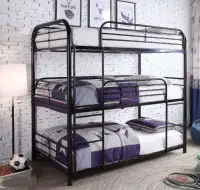 BRAND NEW TRIPLE BUNK BED (3 TWIN / SINGLE BEDS)
